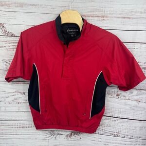 FootJoy DryJoys‎  Golf Short Sleeve Pullover Windbreaker Jacket Mens Medium